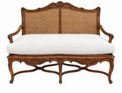 19TH C REGENCE CANED SETTEE - 4812384