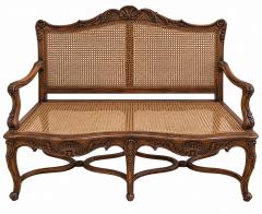19TH C REGENCE CANED SETTEE - 4816118