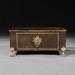 19TH CENTURY FRENCH BRASS AND COPPER TABLE PLANTER JARDINIERE - 1858845