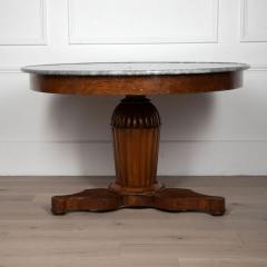 19TH CENTURY FRENCH ROUND MARBLE TABLE - 3676852