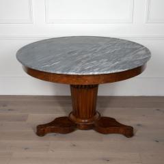 19TH CENTURY FRENCH ROUND MARBLE TABLE - 3676853