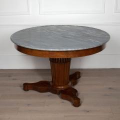 19TH CENTURY FRENCH ROUND MARBLE TABLE - 3676881