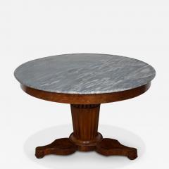 19TH CENTURY FRENCH ROUND MARBLE TABLE - 3681517
