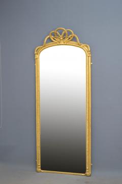 19TH CENTURY FULL LENGTH GILTWOOD MIRROR H75  - 2263963