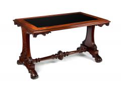 19TH CENTURY MAHOGANY CENTRE SOFA TABLE WITH INSET SLATE TOP - 1858750
