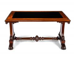 19TH CENTURY MAHOGANY CENTRE SOFA TABLE WITH INSET SLATE TOP - 1858759