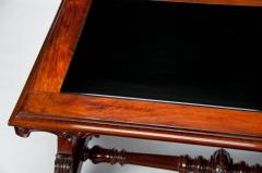 19TH CENTURY MAHOGANY CENTRE SOFA TABLE WITH INSET SLATE TOP - 1858763