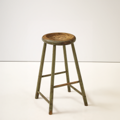 19TH CENTURY PAINTED SHAKER STOOL - 3842641