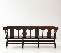 19TH CENTURY PAINTED WOODEN BENCH - 3726918