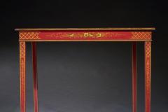 19TH CENTURY RED JAPANNED OCCASIONAL TABLE - 2744356