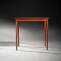 19TH CENTURY RED JAPANNED OCCASIONAL TABLE - 2744358