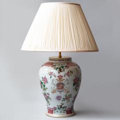 19TH CENTURY SAMSON VASE CONVERTED TO A TABLE LAMP - 1834860