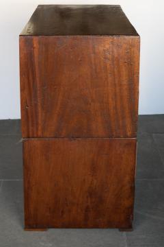 19TH CENTURY TEAK MILITARY OR NAVAL SHIPS CAMPAIGN CHEST - 693710