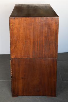 19TH CENTURY TEAK MILITARY OR NAVAL SHIPS CAMPAIGN CHEST - 693714