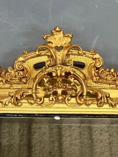 19th 20th Century Giltwood Wall Console Pier Mirror Rectangular - 3137296