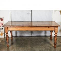 19th C English Pine Dining Table - 1949850