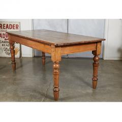 19th C English Pine Dining Table - 1949852