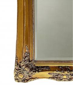 19th C French Neoclassical Beveled Trumeau Mirror Cherub Bas Relief Panel - 4605957