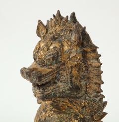 19th C Gilt Bronze Foo Dogs - 1830525