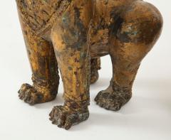 19th C Gilt Bronze Foo Dogs - 1830527