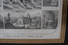 19th C Litho Procession of The Holy Relics of St Mary Jacobe St Mary Salome - 1894728