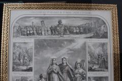19th C Litho Procession of The Holy Relics of St Mary Jacobe St Mary Salome - 1894735