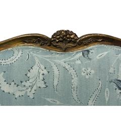 19th C Louis XV Style Canap Sofa in Eden Serene Fabric by Schuyler Samperton - 4564841