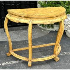 19th C Style Chinese Ming Yellow Console Table - 3019894