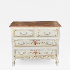 19th C Style French Country Painted Chest of Drawers Commode - 2463964