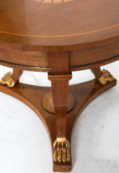 19th C Style French Empire Inlaid Center or Side Table - 3862362