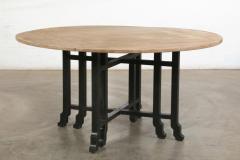 19th C Style Las Palmas Collection Japanese Country Black Breakfast Table - 2057288