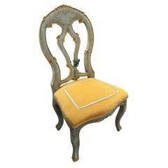 19th C Style Venetian Painted Italian Side Chair - 4762447