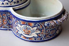 19th CENTURY FAIENCE TABLE WATER FOUNTAIN WITH DOUBLE BASIN - 3767901