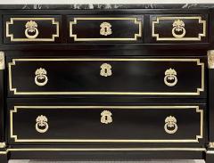 19th Cent Ebony Empire Commode or Nightstand Refinished Bronze Mounted - 2668668
