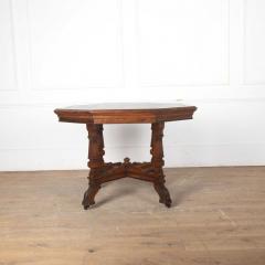 19th Century Aesthetic Movement Oak Library Table - 3560596