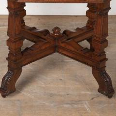 19th Century Aesthetic Movement Oak Library Table - 3560597