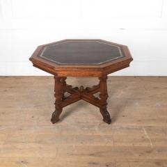19th Century Aesthetic Movement Oak Library Table - 3560598