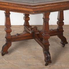 19th Century Aesthetic Movement Oak Library Table - 3560619