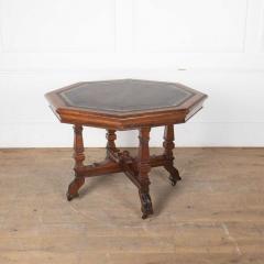 19th Century Aesthetic Movement Oak Library Table - 3560620