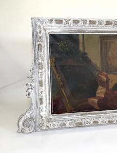 19th Century Allegorical Still Life Oil Inset Dessus de Porte or Overdoor Panel - 4700205