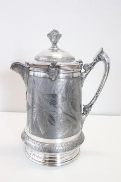 19th Century American Antique Silver Plate Pitcher by Reed Barton - 2550546