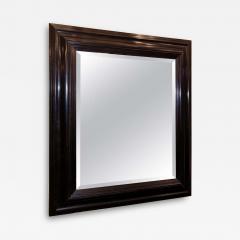 19th Century American Ebony Mirror with Bevelled Glass - 1709518