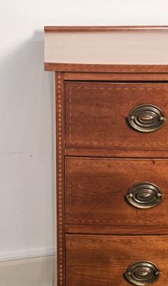 19th Century American Inlaid Bowfront Chest of Drawers - 4464937
