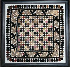 19th Century American Penny Table Rug - 3273093