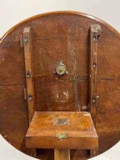 19th Century American Pie Crust Table Tilt Top Solid Wood Carved  - 4225702