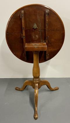 19th Century American Pie Crust Table Tilt Top Solid Wood Carved  - 4225705
