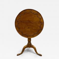 19th Century American Pie Crust Table Tilt Top Solid Wood Carved  - 4226901