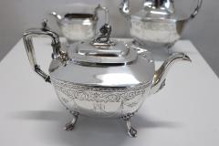 19th Century American Silver Plate Tea and Coffee Set Mark Reed Barton - 2550521