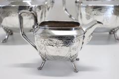 19th Century American Silver Plate Tea and Coffee Set Mark Reed Barton - 2550522