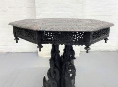 19th Century Anglo Indian Carved Side Table - 2491487